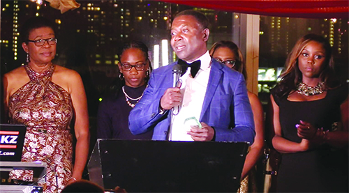 Entrepreneur Napoleon Johnson (CEO of Aure Group and Kola Choucoune), was among the three personalities honored at the gala.